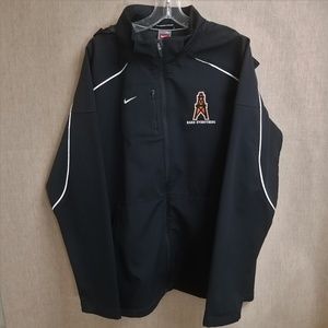 Nike Jacket Men's Size XL Removable Zip Hood Black